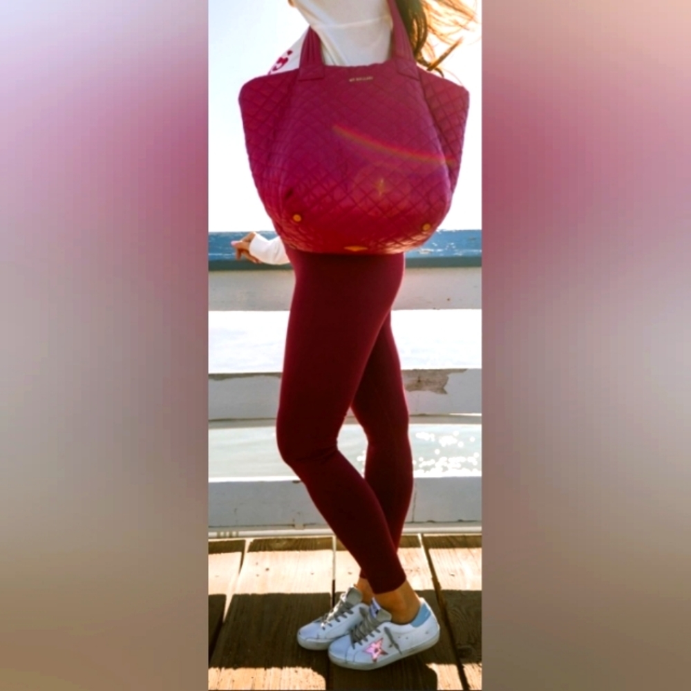 Zella burgundy leggings